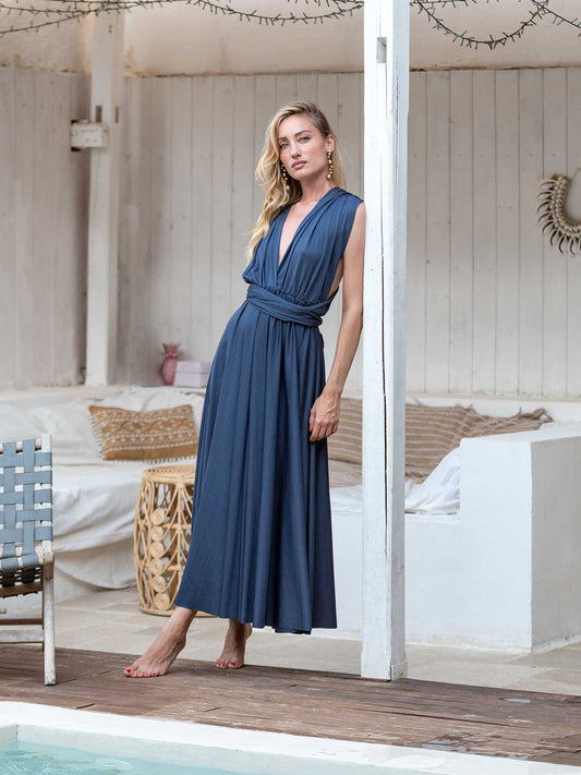 Vestido Convertible Largo Aurora Silk
